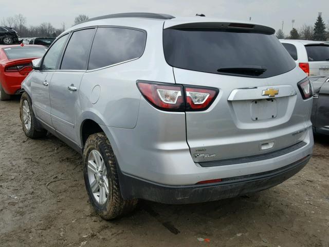 1GNKVGKD0DJ217705 - 2013 CHEVROLET TRAVERSE L SILVER photo 3