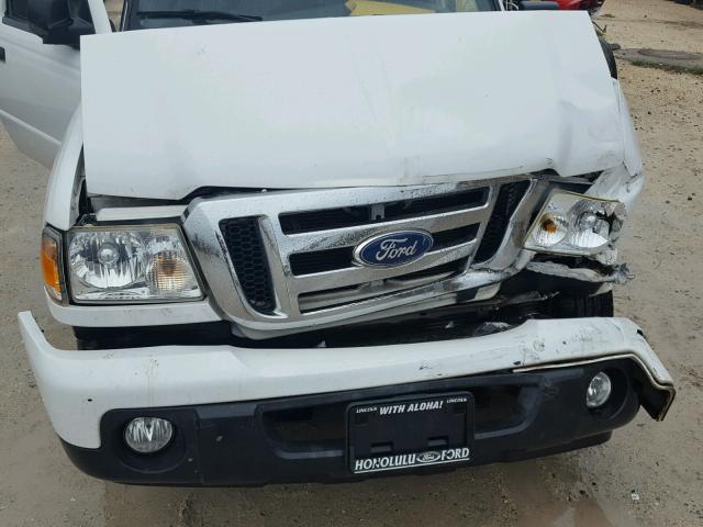 1FTKR1ED2BPA35598 - 2011 FORD RANGER SUP WHITE photo 7