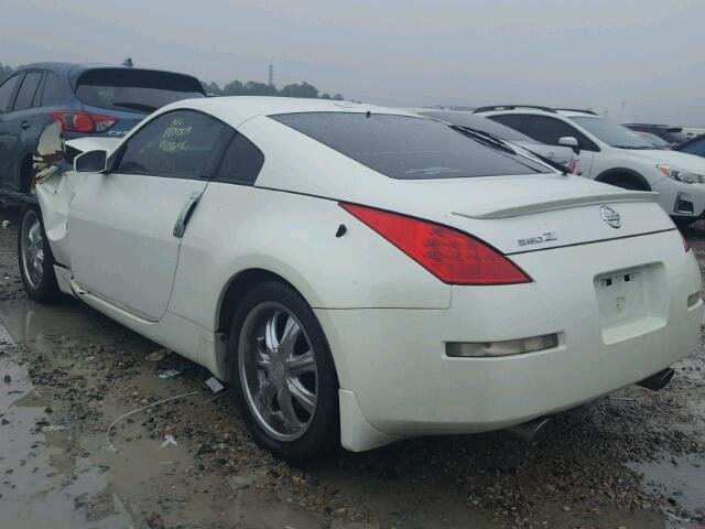 JN1BZ34E08M753007 - 2008 NISSAN 350Z COUPE WHITE photo 3