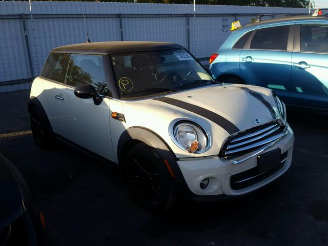 WMWSU3C51DT691305 - 2013 MINI COOPER WHITE photo 1