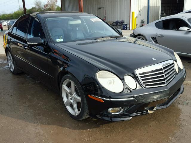 WDBUF56X69B360844 - 2009 MERCEDES-BENZ E 350 BLACK photo 1