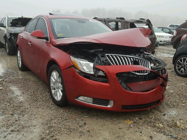 2G4GT5GR8C9179322 - 2012 BUICK REGAL PREM RED photo 1