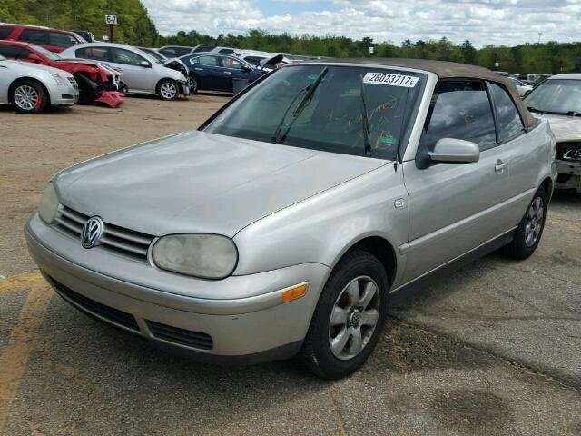3VWDC21V41M815263 - 2001 VOLKSWAGEN CABRIO GLX 银色 照片 2