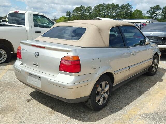 3VWDC21V41M815263 - 2001 VOLKSWAGEN CABRIO GLX 银色 照片 4