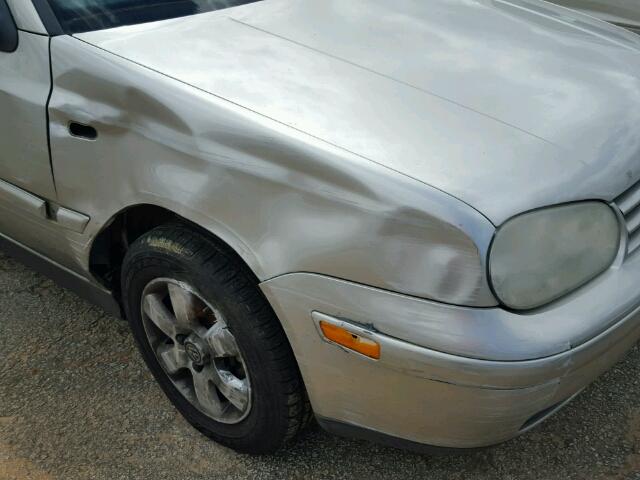 3VWDC21V41M815263 - 2001 VOLKSWAGEN CABRIO GLX 银色 照片 9