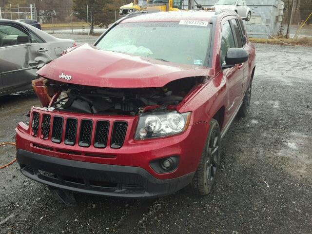 1C4NJDEB4CD698100 - 2012 JEEP COMPASS LA RED photo 2