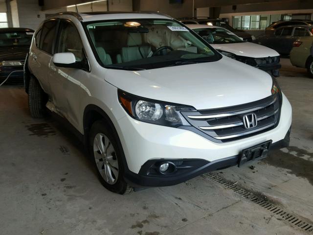 5J6RM3H79EL016888 - 2014 HONDA CR-V EXL WHITE photo 1