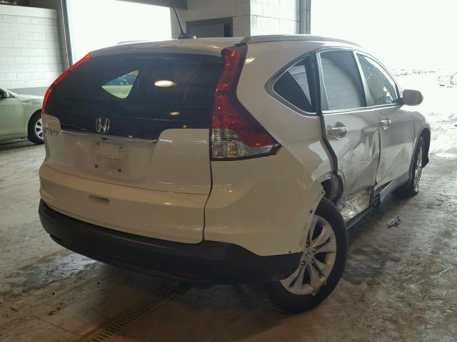 5J6RM3H79EL016888 - 2014 HONDA CR-V EXL WHITE photo 4