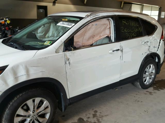 5J6RM3H79EL016888 - 2014 HONDA CR-V EXL WHITE photo 9