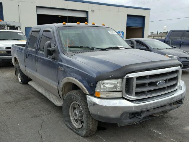 1FTNW21S44ED20561 - 2004 FORD F250 SUPER BLUE photo 1