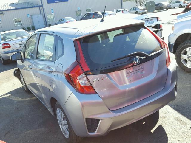 JHMGK5H5XHS020020 - 2017 HONDA FIT LX GRAY photo 3