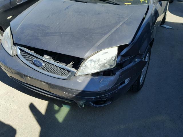 1FAFP37N57W211393 - 2007 FORD FOCUS ZX5 GRAY photo 9