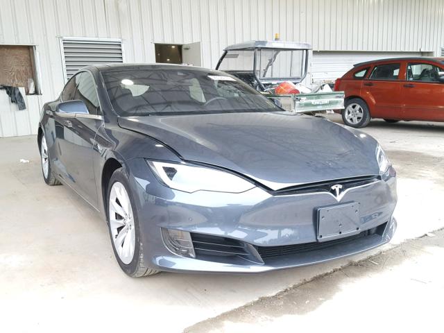 5YJSA1E2XGF149873 - 2016 TESLA MODEL S GRAY photo 1
