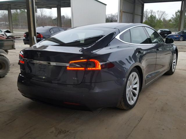 5YJSA1E2XGF149873 - 2016 TESLA MODEL S GRAY photo 4
