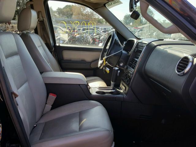 1FMEU63E38UA07478 - 2008 FORD EXPLORER X BLACK photo 5