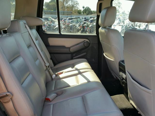 1FMEU63E38UA07478 - 2008 FORD EXPLORER X BLACK photo 6