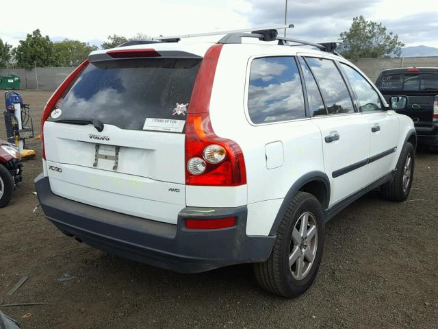 YV4CZ592961284183 - 2006 VOLVO XC90 WHITE photo 4