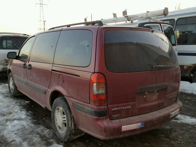 1GNDX03EX4D122374 - 2004 CHEVROLET VENTURE BURGUNDY photo 3