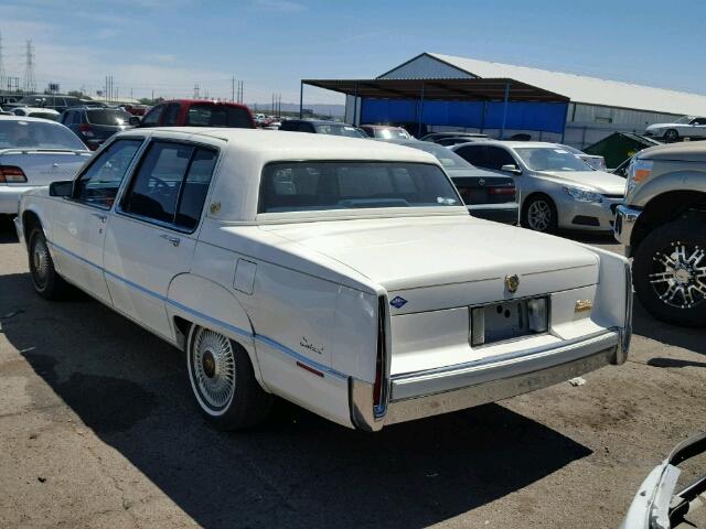 1G6CB5338L4279305 - 1990 CADILLAC FLEETWOOD WHITE photo 3