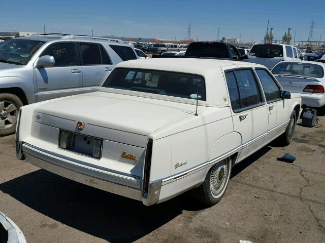 1G6CB5338L4279305 - 1990 CADILLAC FLEETWOOD WHITE photo 4