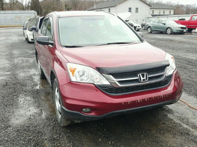 5J6RE4H3XAL094820 - 2010 HONDA CR-V LX RED photo 1