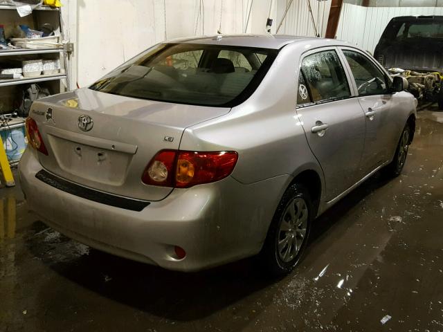 JTDBU4EE6AJ071594 - 2010 TOYOTA COROLLA BA SILVER photo 4