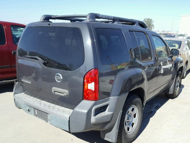 5N1AN08U06C528489 - 2006 NISSAN XTERRA OFF CHARCOAL photo 4