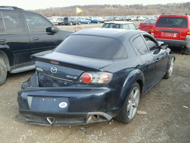 JM1FE173340120589 - 2004 MAZDA RX8 BLUE photo 4