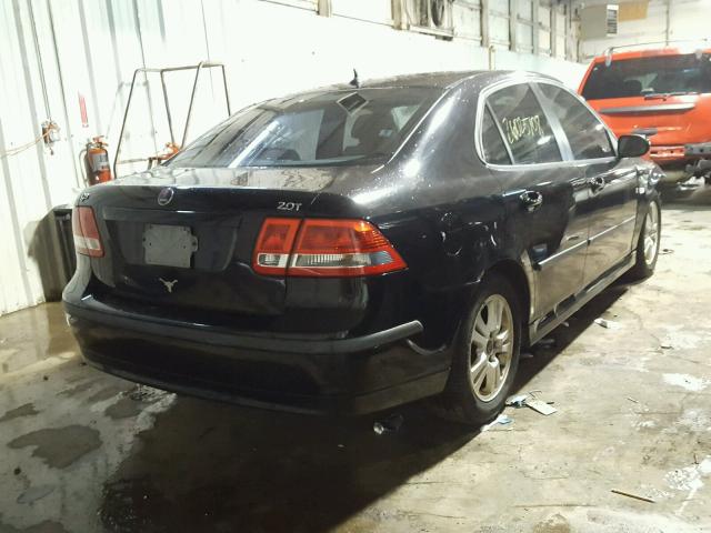 YS3FD46Y371113795 - 2007 SAAB 9-3 2.0T BLACK photo 4