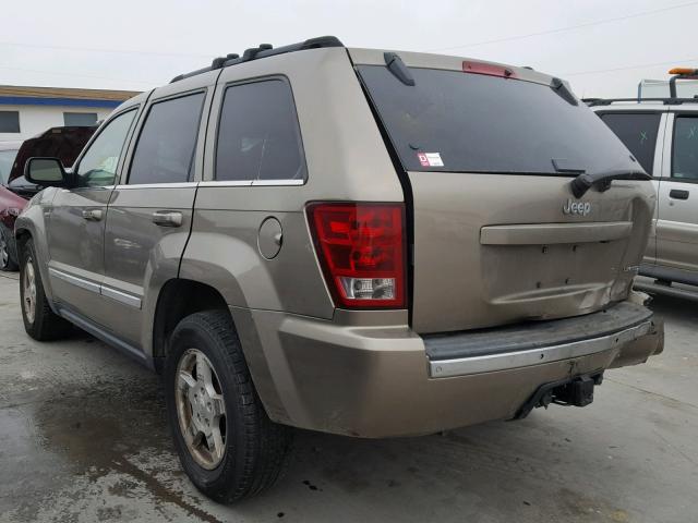 1J4HS58N95C615186 - 2005 JEEP GRAND CHER TAN photo 3