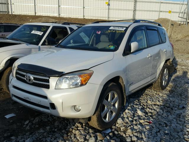 JTMBD31V875122739 - 2007 TOYOTA RAV4 LIMIT WHITE photo 2