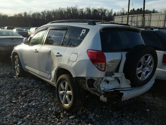 JTMBD31V875122739 - 2007 TOYOTA RAV4 LIMIT WHITE photo 3