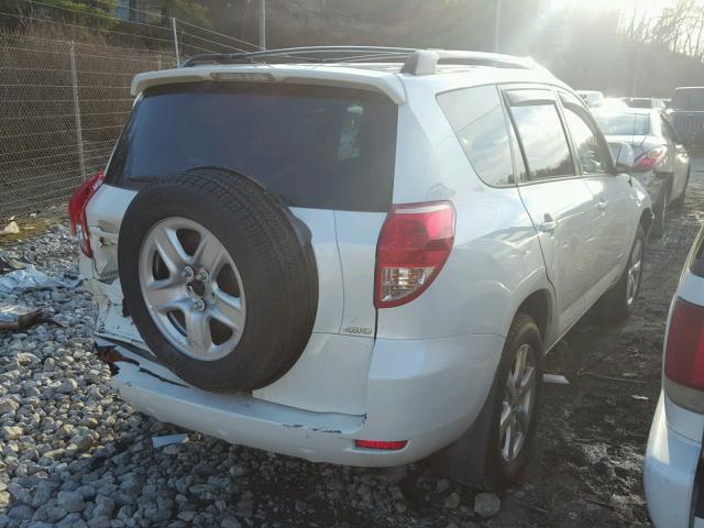 JTMBD31V875122739 - 2007 TOYOTA RAV4 LIMIT WHITE photo 4