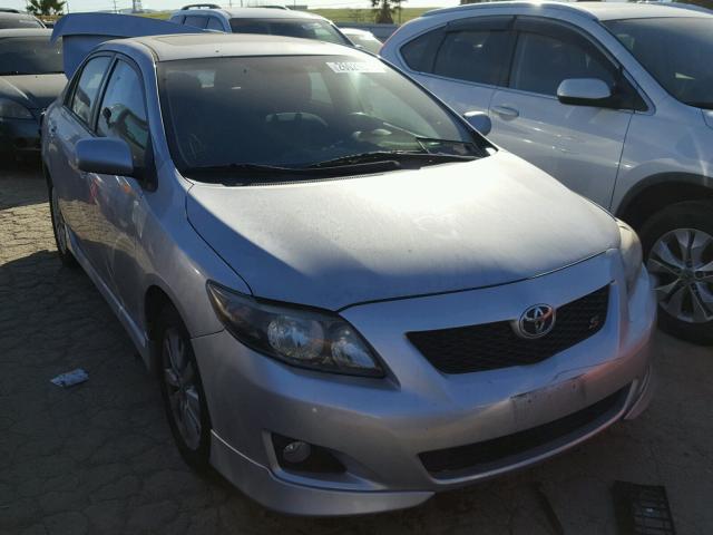 2T1BU4EE4AC528317 - 2010 TOYOTA COROLLA BA SILVER photo 1