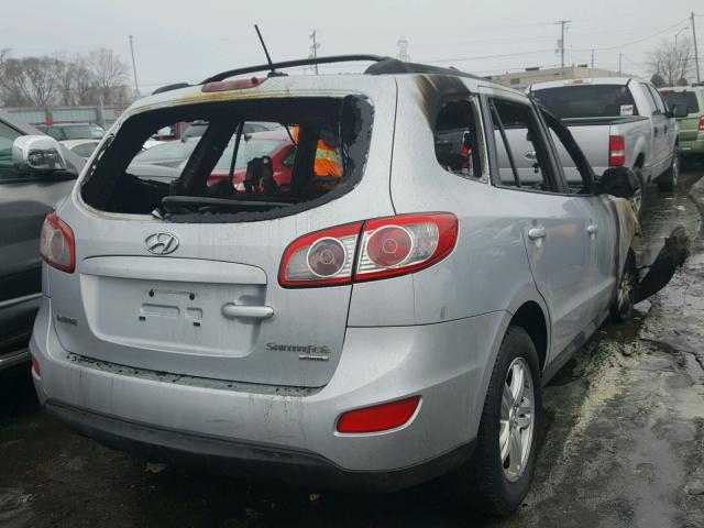 5NMSGDAB9AH362650 - 2010 HYUNDAI SANTA FE G BURN photo 4