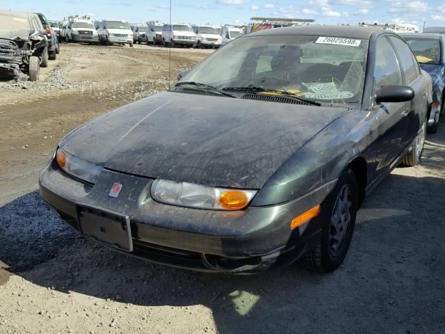 1G8ZK54731Z305571 - 2001 SATURN SL2 GREEN photo 2