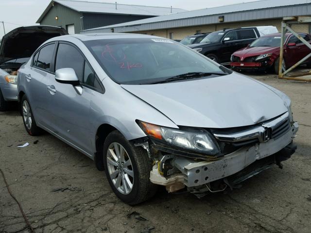 2HGFB2F87CH310984 - 2012 HONDA CIVIC EX SILVER photo 1