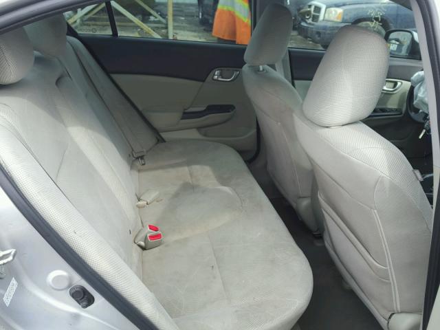 2HGFB2F87CH310984 - 2012 HONDA CIVIC EX SILVER photo 6