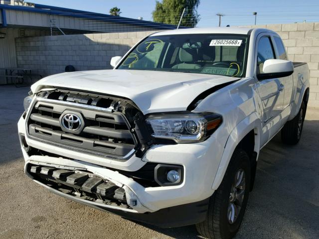 5TFRZ5CN7GX014738 - 2016 TOYOTA TACOMA ACC WHITE photo 2