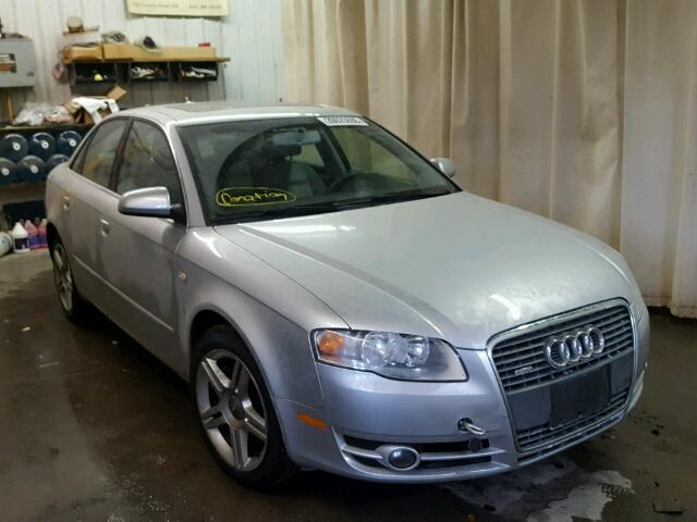 WAUDF78E17A124708 - 2007 AUDI A4 2.0T QU SILVER photo 1