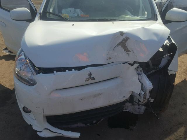 ML32A3HJ2FH012815 - 2015 MITSUBISHI MIRAGE DE WHITE photo 7