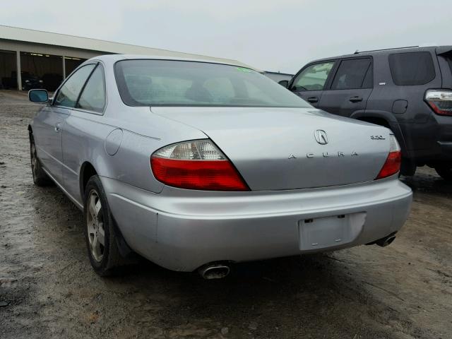 19UYA42483A015420 - 2003 ACURA 3.2CL SILVER photo 3