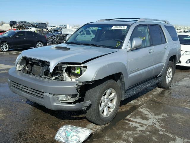 JTEBT14R830004408 - 2003 TOYOTA 4RUNNER SR SILVER photo 2