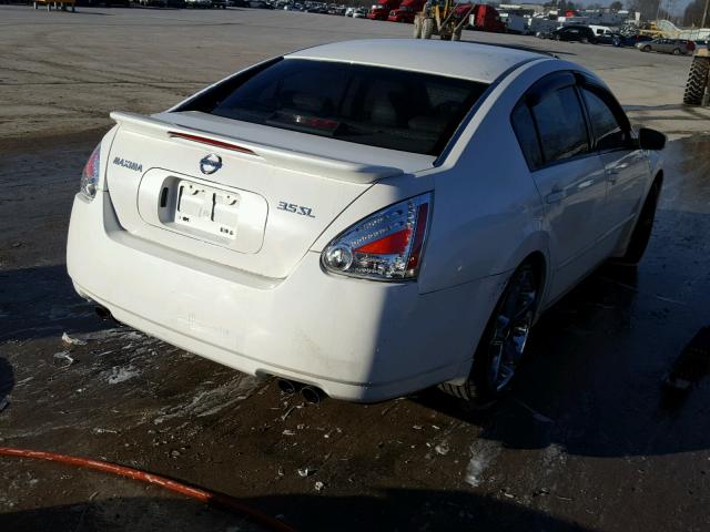 1N4BA41EX6C845958 - 2006 NISSAN MAXIMA SE WHITE photo 4