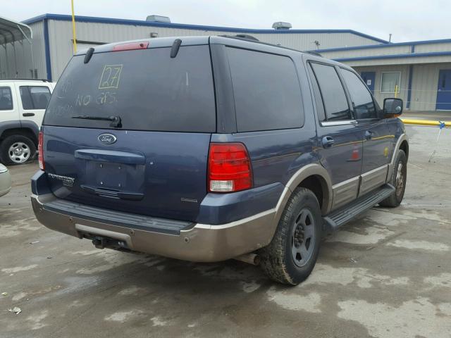 1FMFU18LX3LA70090 - 2003 FORD EXPEDITION BLUE photo 4