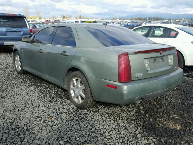 1G6DC67A850179120 - 2005 CADILLAC STS GREEN photo 3