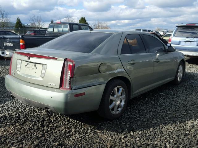 1G6DC67A850179120 - 2005 CADILLAC STS GREEN photo 4