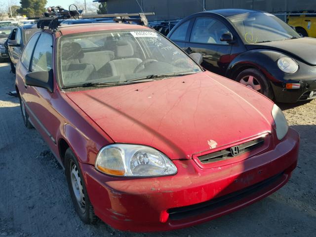 2HGEJ6324VH116373 - 1997 HONDA CIVIC CX RED photo 1