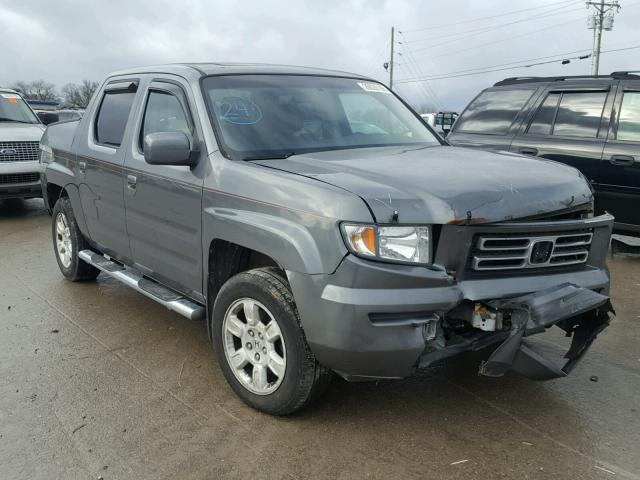 2HJYK16547H506194 - 2007 HONDA RIDGELINE GRAY photo 1