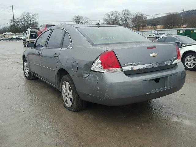 2G1WB58K079340863 - 2007 CHEVROLET IMPALA LS GRAY photo 3